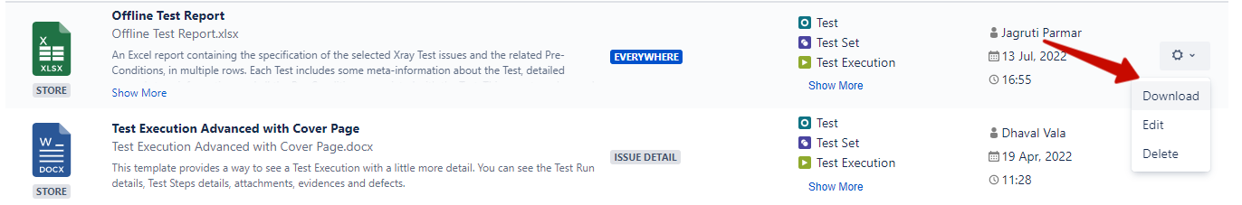 XRay document generator