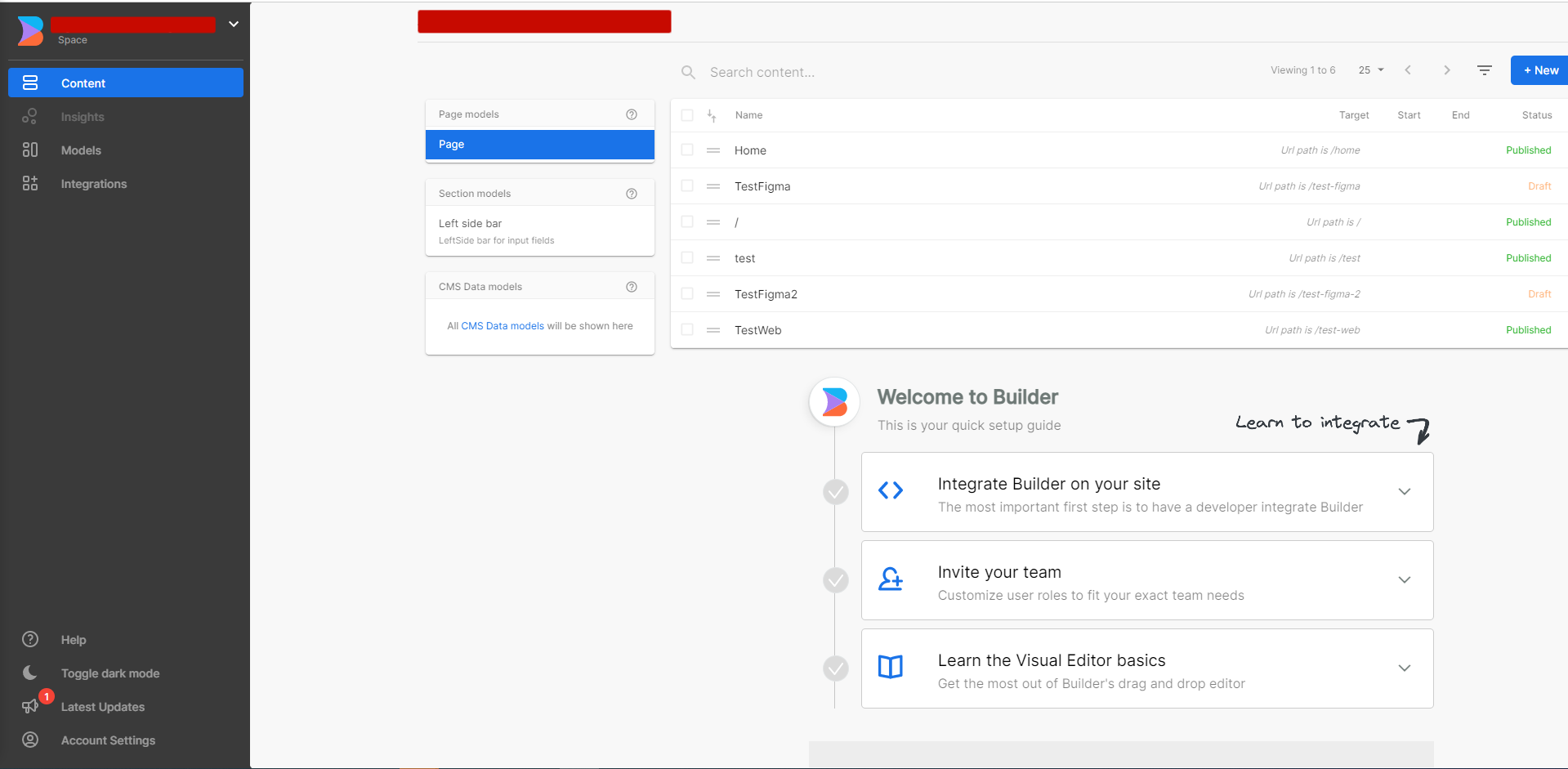 Building UI through Builder.io