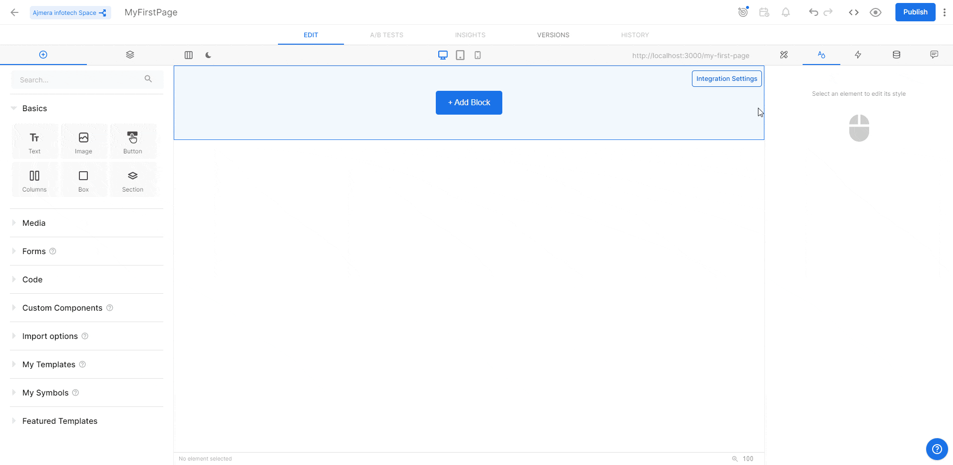 Builder.io home page builder